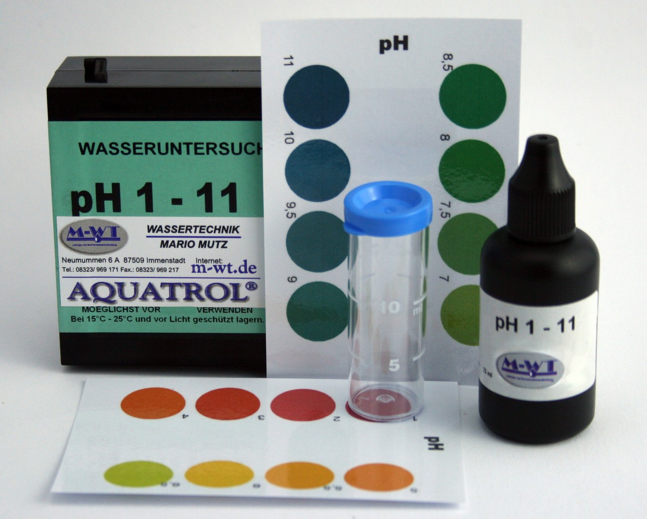 - pH-Wert-Mebesteck pH 1-11