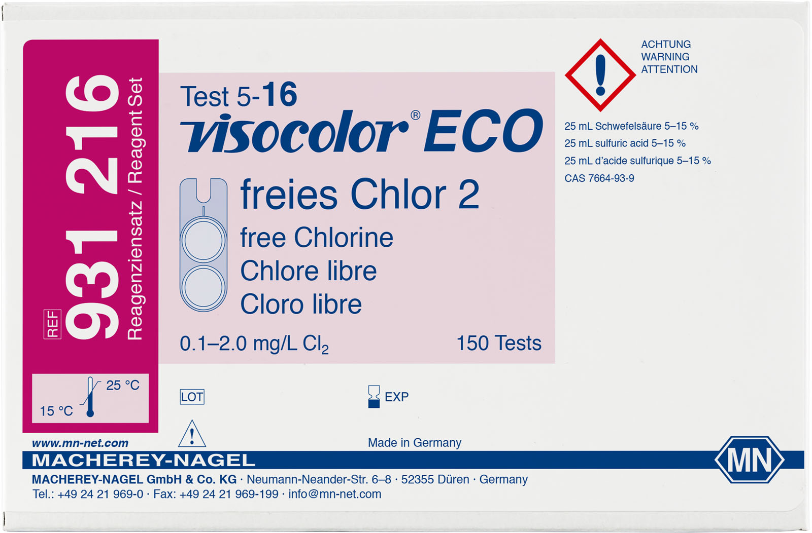 VISOCOLOR® ECO freies Chlor 2