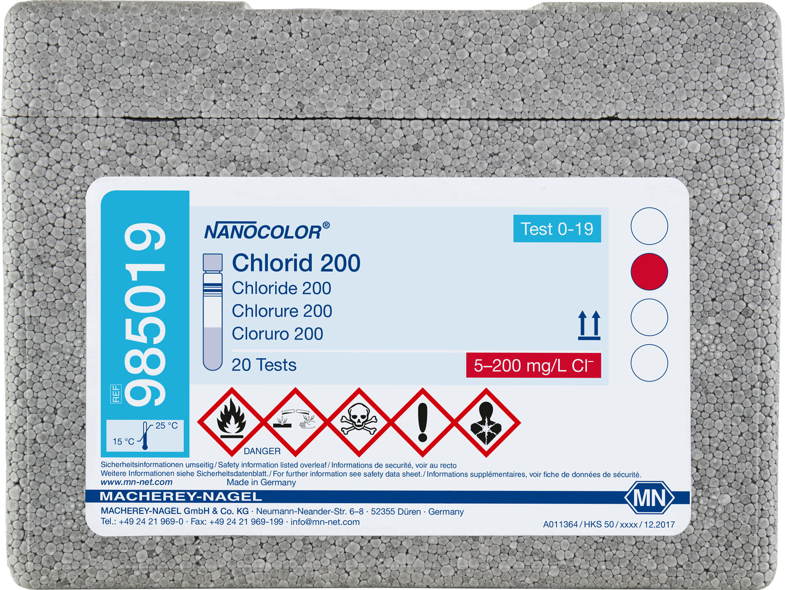 RUK NANOCOLOR-Chlorid 200 Test