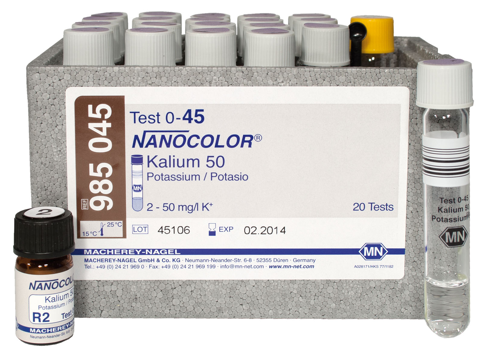 RUK NANOCOLOR- Kalium 50 Test