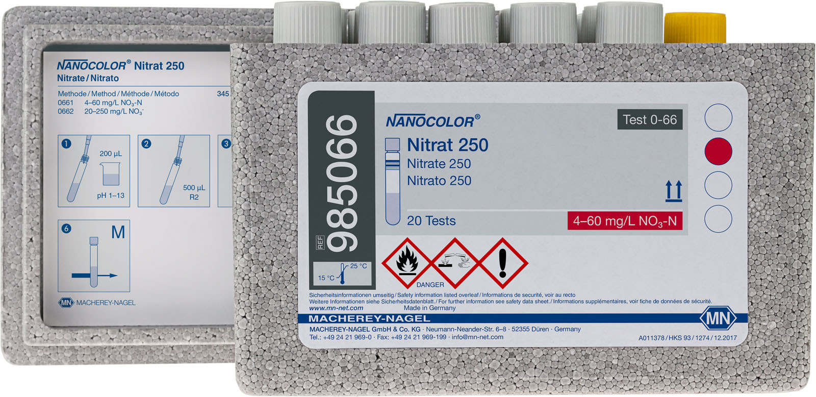 RUK NANOCOLOR- Nitrat 250 Test