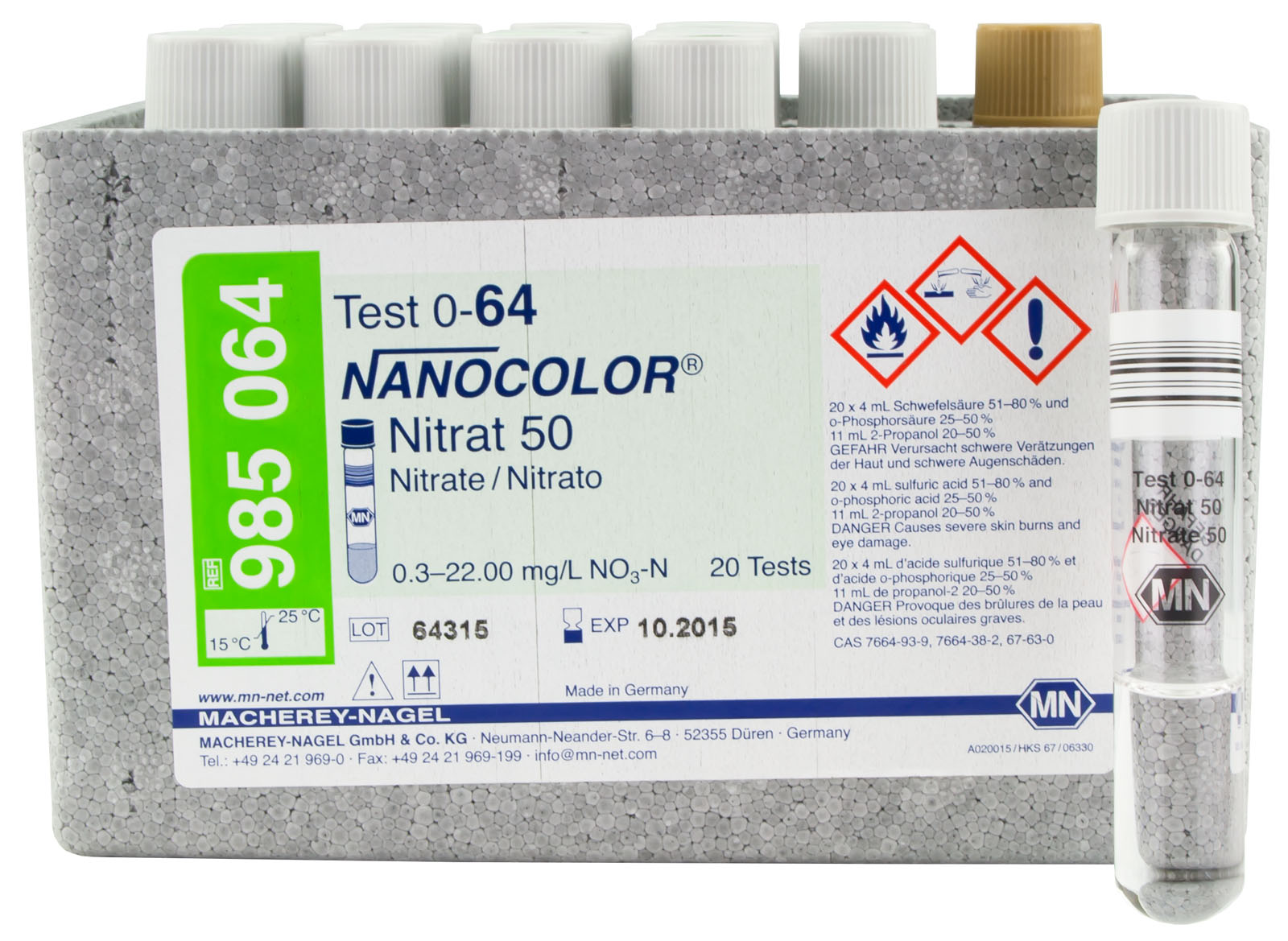 RUK NANOCOLOR- Nitrat 50 Test